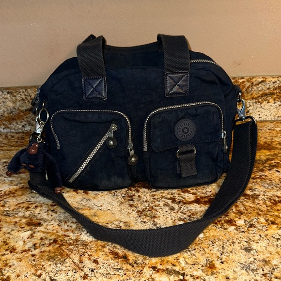 Kipling Bags Kipling Defea Shoulder Bag Navy With Keychain Poshmark